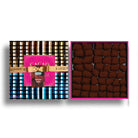 Box of Cacao Market truffles with a colorful label on a white background