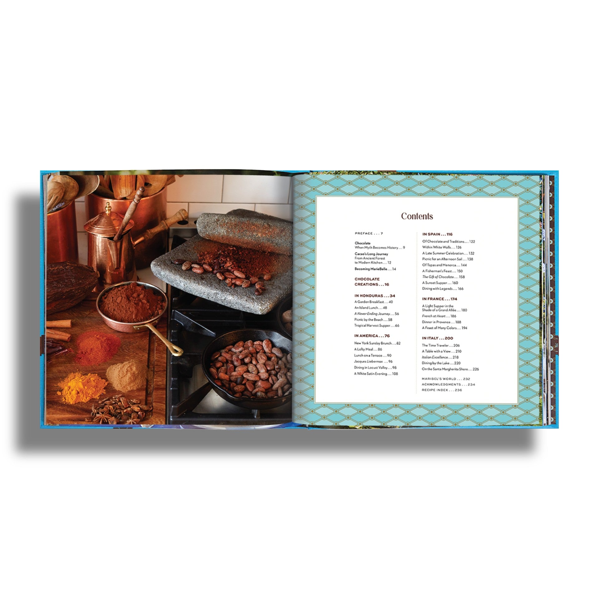 MarieBelle Entertains: Sneak Peek Inside the Gourmet Cook Book Table of Contents