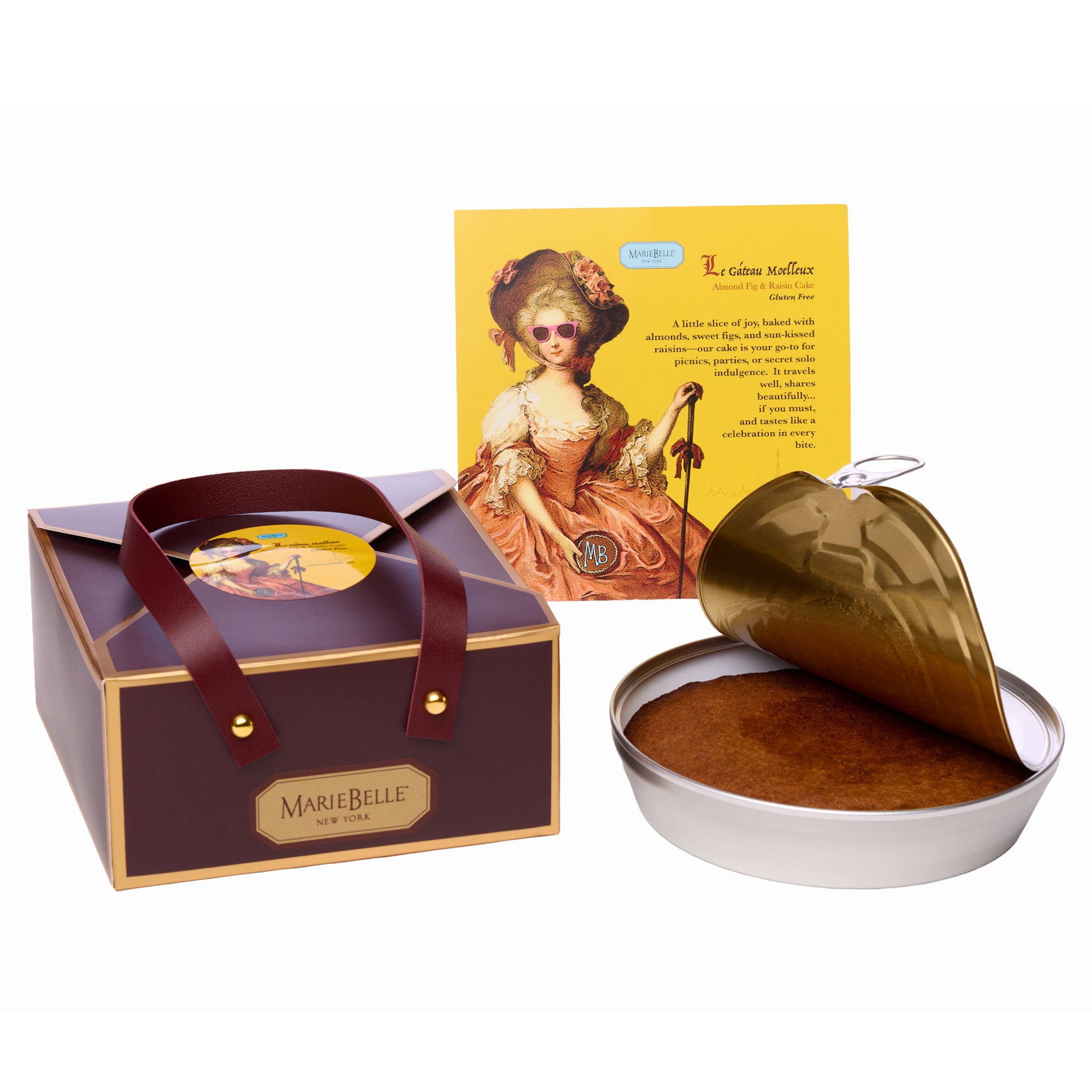 MarieBelle Almond Fig and Raisin Cake