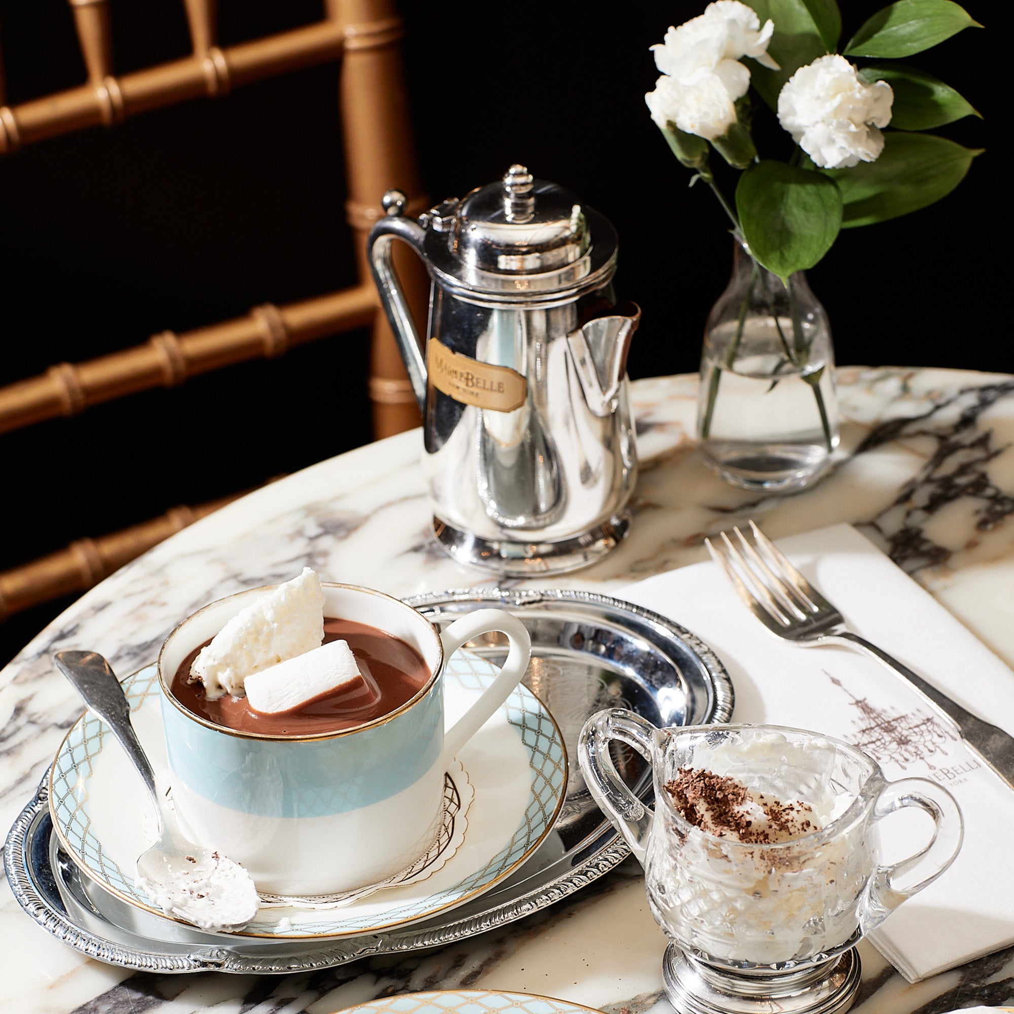 Hot Chocolate Sitting on Coffee Table