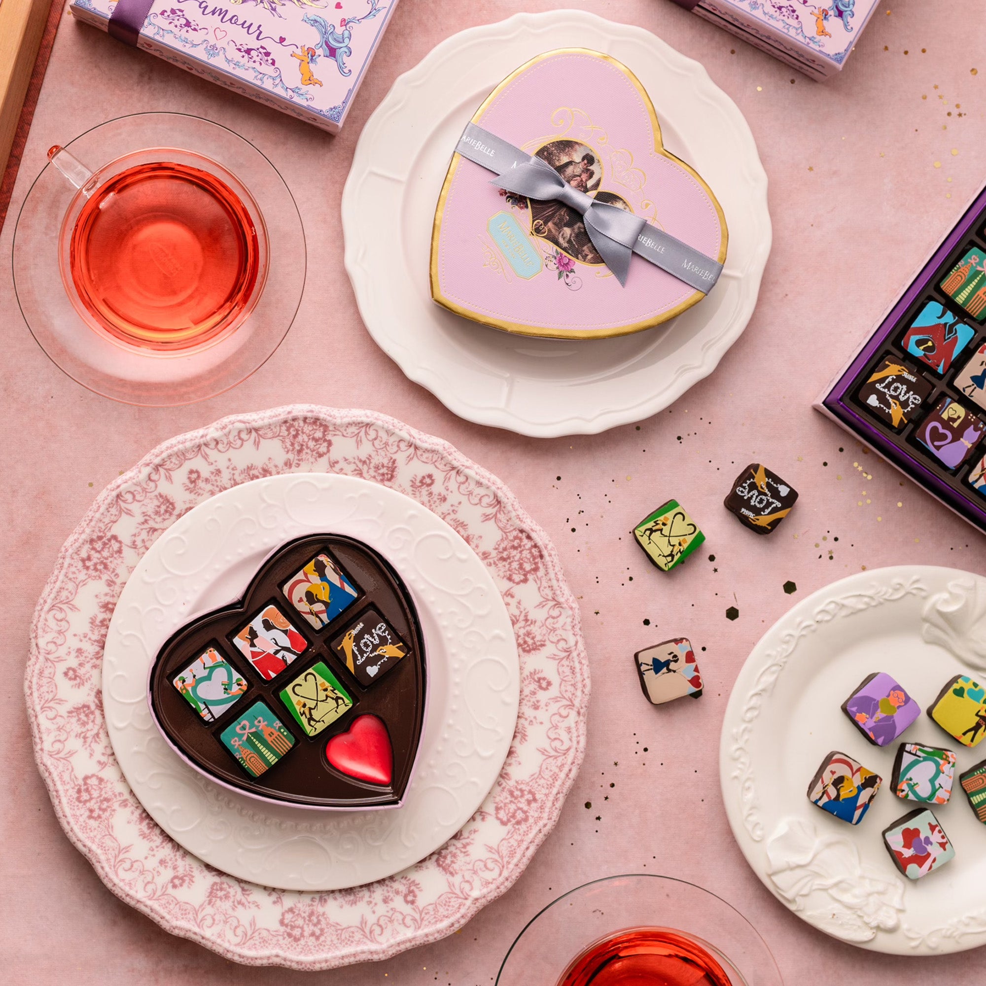 7pc Valentine’s SweetHearts Chocolate Pink Box