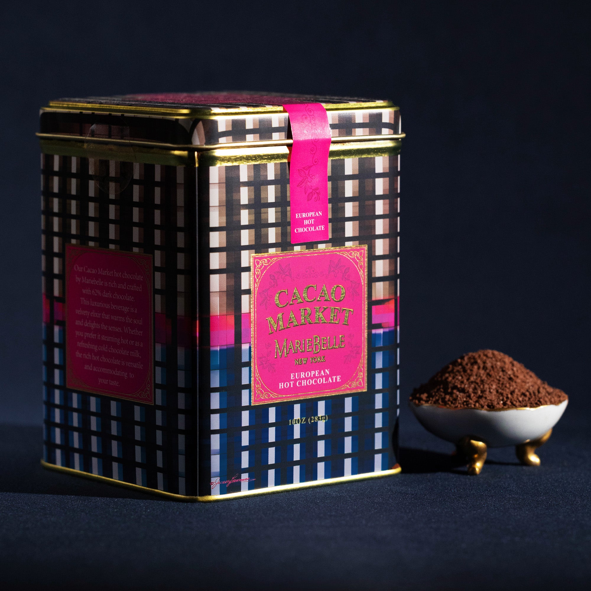 10oz Cacao Market European Hot Chocolate Stylized