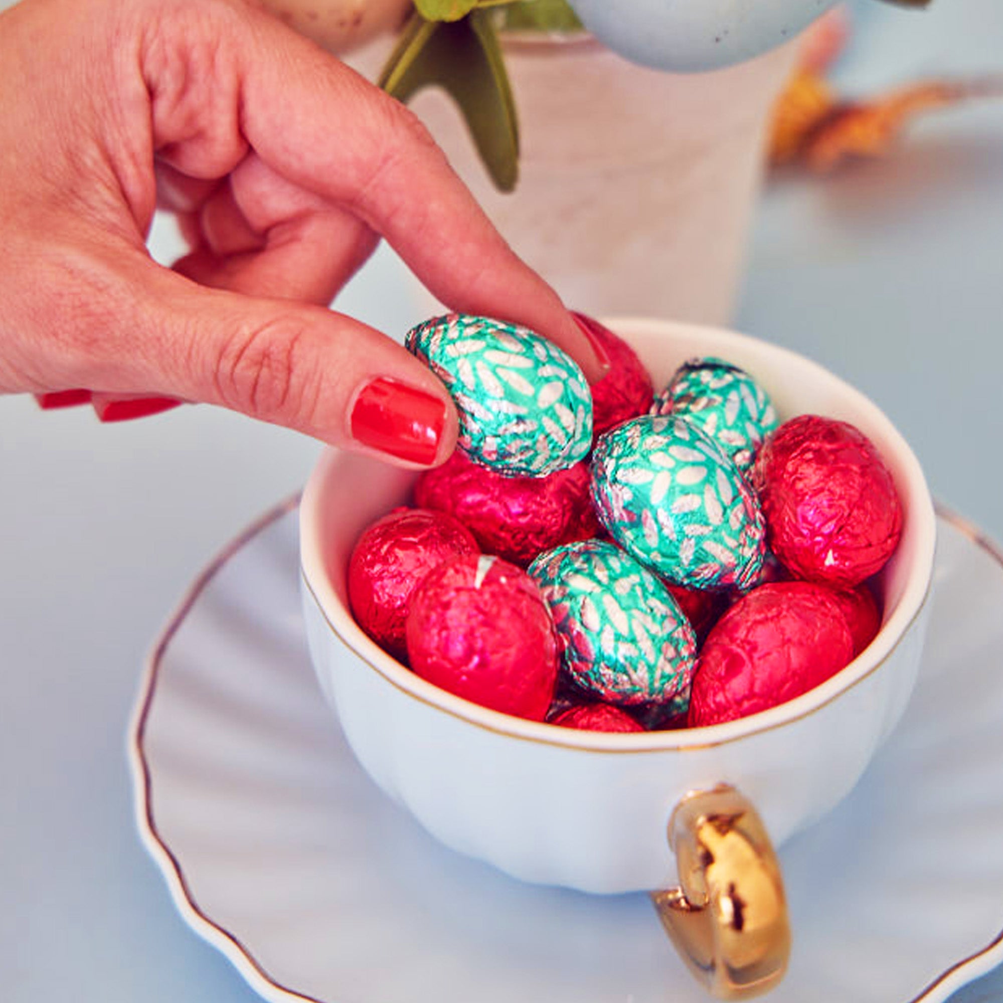 Easter • Miniature Chocolate Easter Eggs Box Stylized