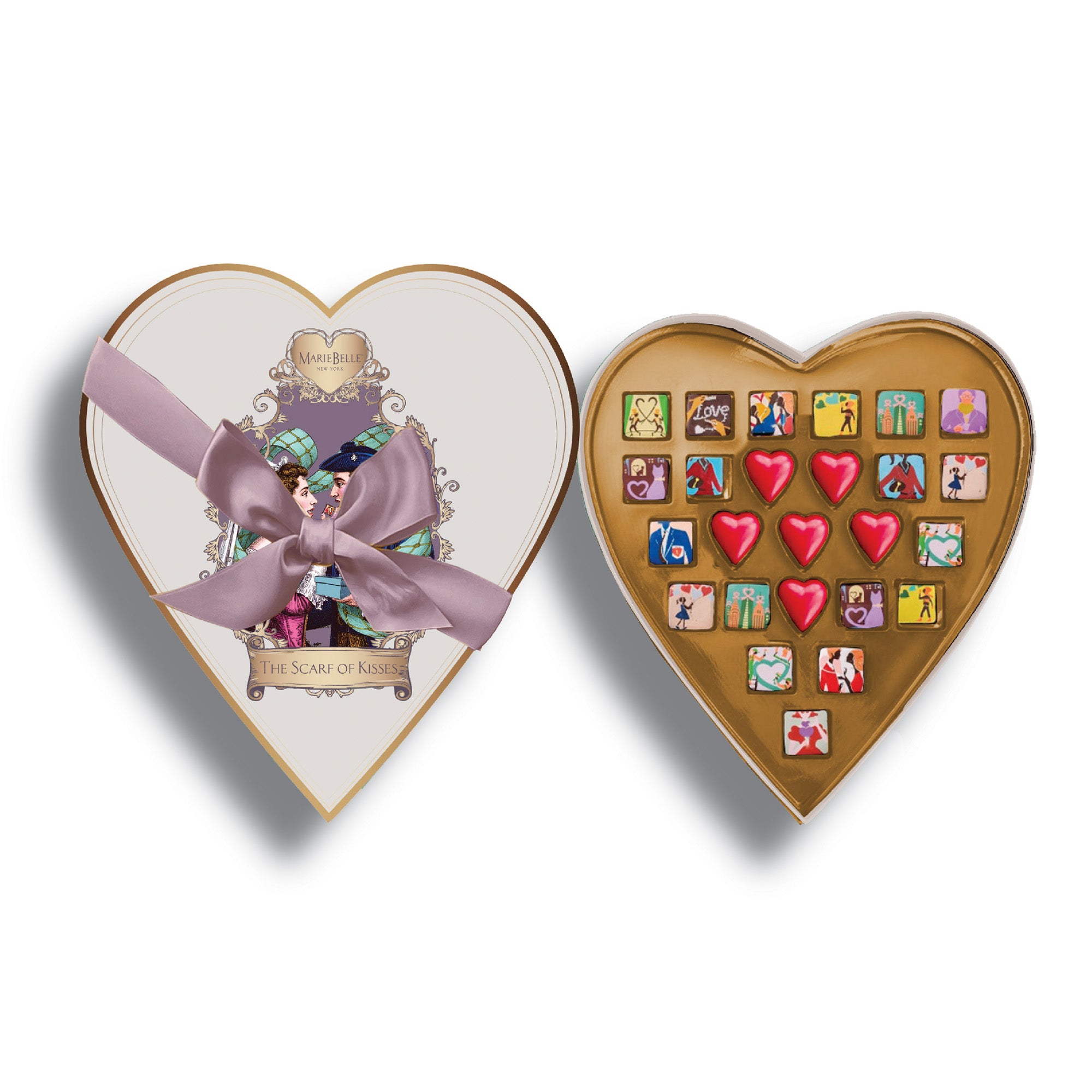 Valentine's • 25pc Chocolate Ganache Heart Box – MarieBelle