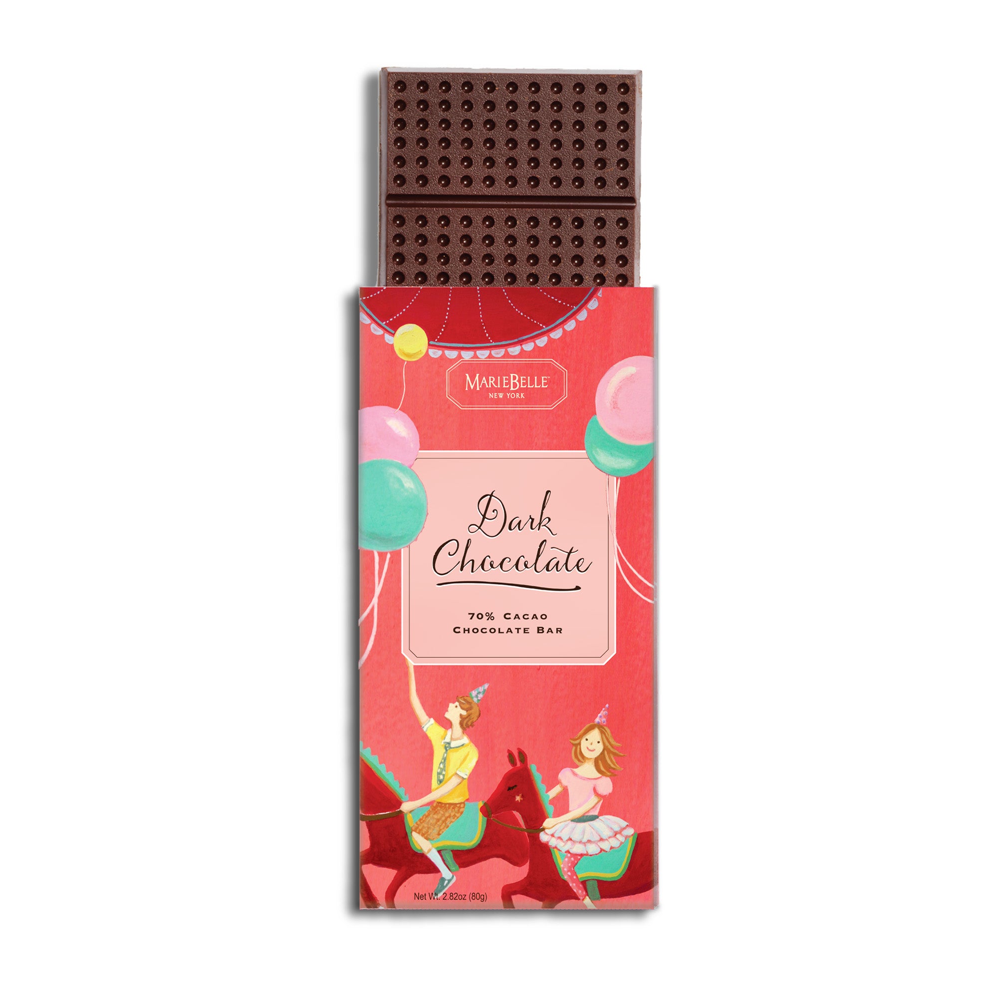80g MarieBelle • 38% Milk Chocolate Bar with Cinnamon Almonds & Figs
