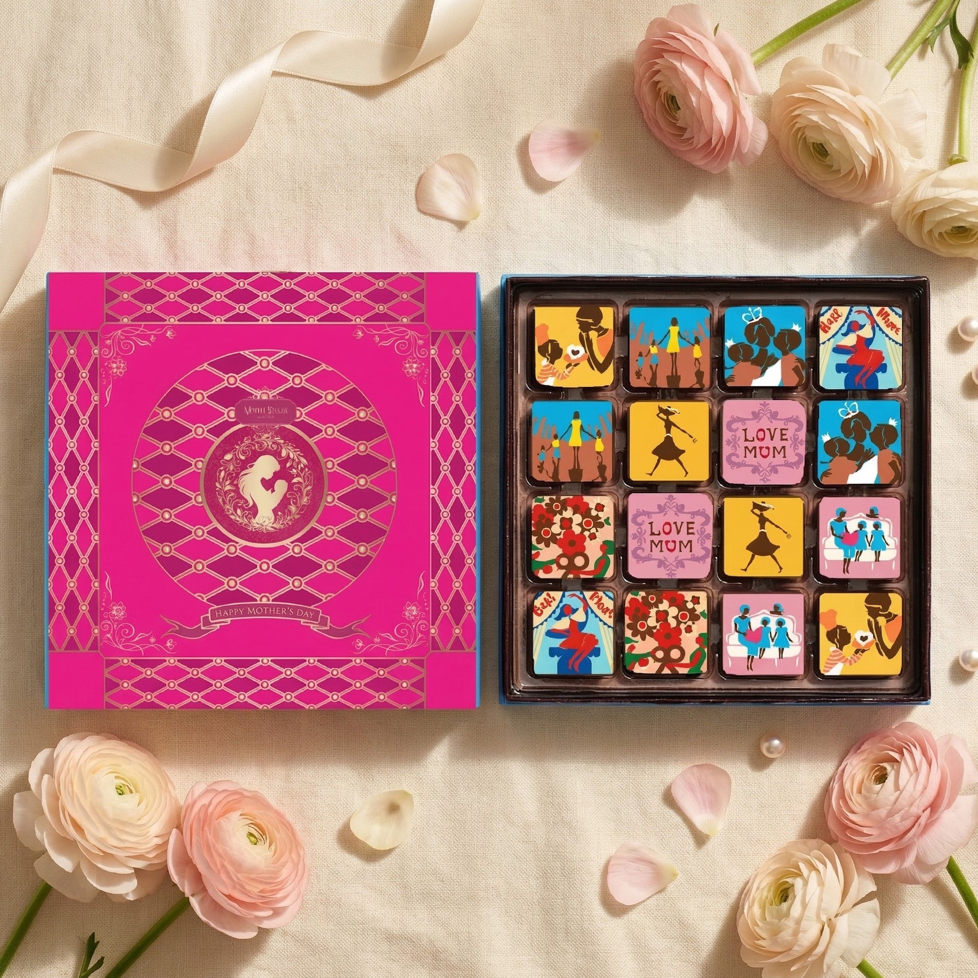 Mother's Day • 16pc Chocolate Ganache Gift Box – MarieBelle