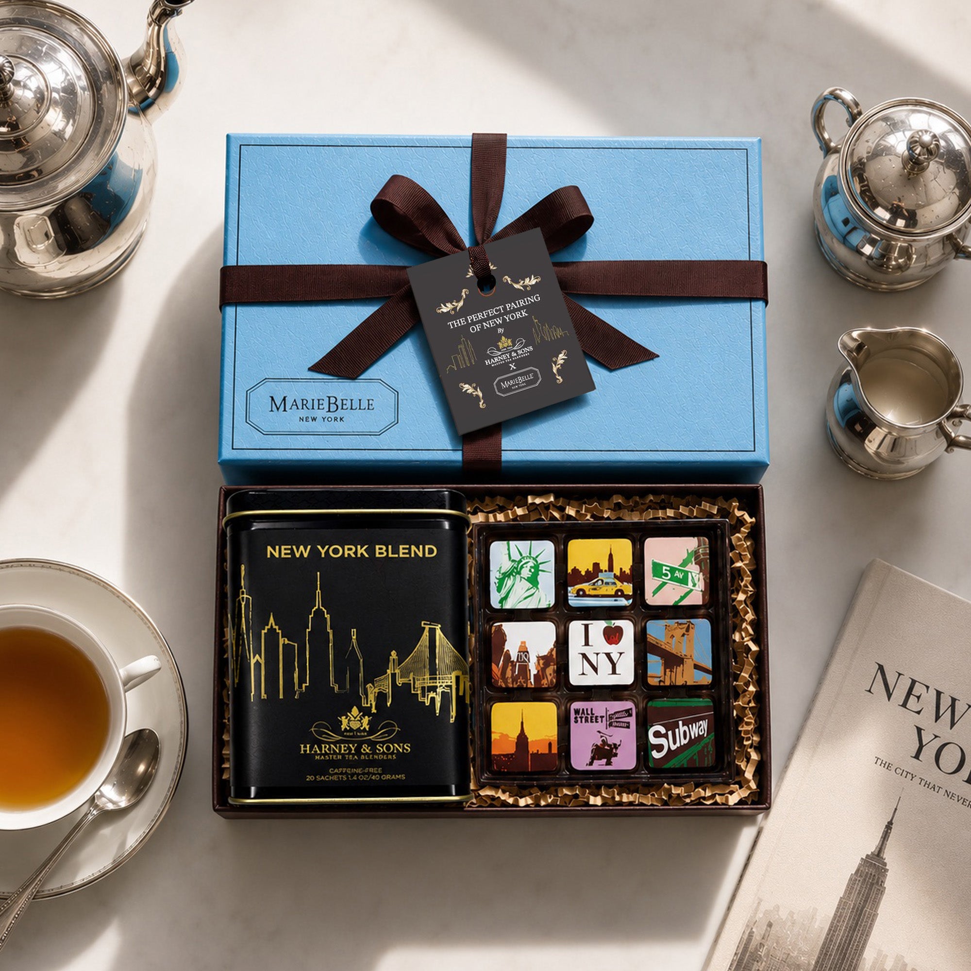 The Perfect Pairing of New York City • Harney & Sons x MarieBelle New